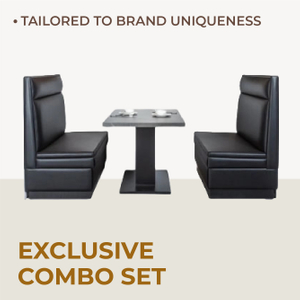 Modern Design Restaurant Dining Table Booth Sofa