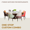 Hot Selling Hot Pot And BBQ Table Chair Tableware
