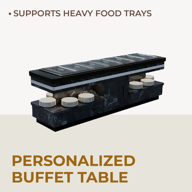 Customizable Luxury Buffet Counter