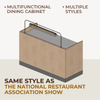 Multifunctional Dining Cabinet With Lighting - NRA Show Inspired