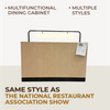 Multifunctional Dining Cabinet With Lighting - NRA Show Inspired
