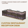 Customized Reception Desk for Buffet Restaurant