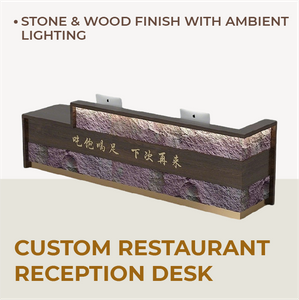 Customized Reception Desk for Buffet Restaurant