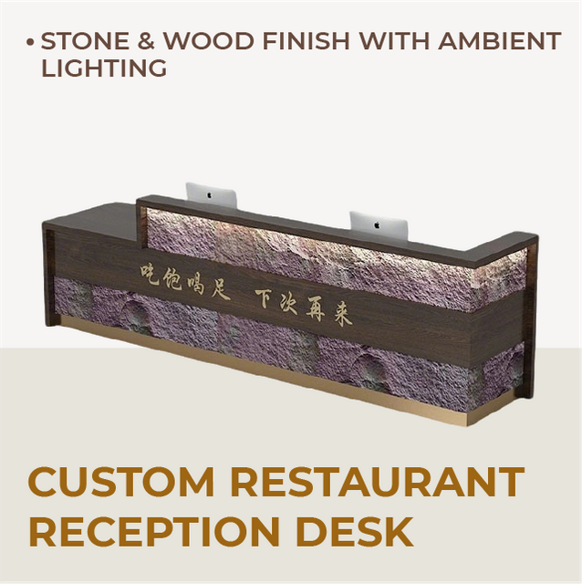 Customized Reception Desk for Buffet Restaurant