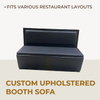 Dining Booth Bench Banquette Sofa for Restaurant