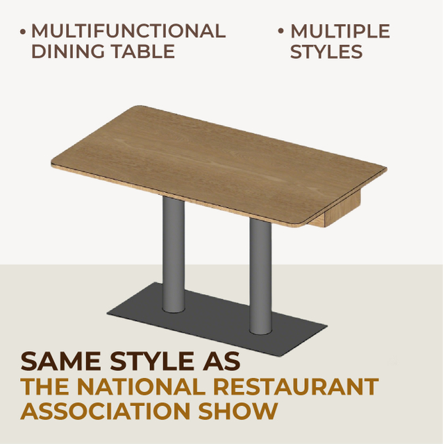 Multifunctional Dining Table - NRA Show Inspired