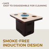 Marble Hot Pot and BBQ Dining Table