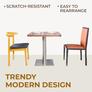 New Design Restaurant Dining Table Chair Tableware