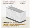 Minimalist Sintered Stone Catering Cabinet - NRA Show Inspired