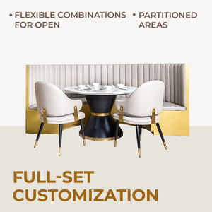  Top Quality Dining Sofa Table Chair Restaurant Sets