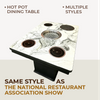 Hot Pot / Barbecue Table - NRA Show Inspired
