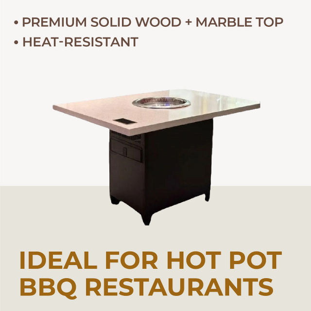 Smokeless Hot Pot And BBQ Table