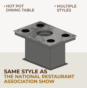 Hot Pot / Barbecue Table - NRA Show Inspired