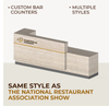 Custom Bar Counter - NRA Show Inspired