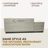 Custom Bar Counter - NRA Show Inspired