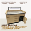 Multifunctional Dining Cabinet With Lighting - NRA Show Inspired